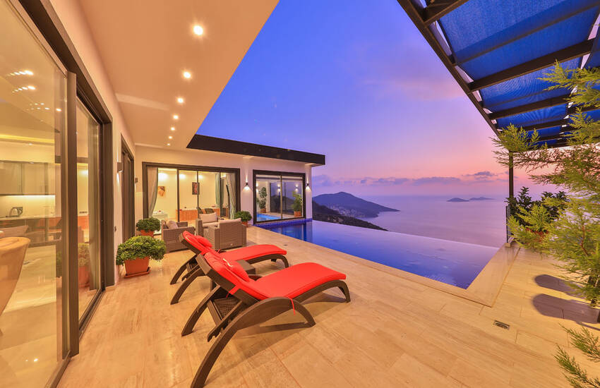 Modern Ontworpen Villa's Met Panoramisch Uitzicht Op Zee 1