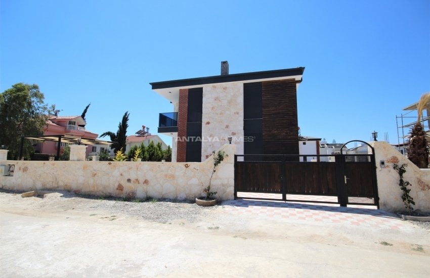 Modernly Designed Detached Stone Villas with Pool in Belek 11