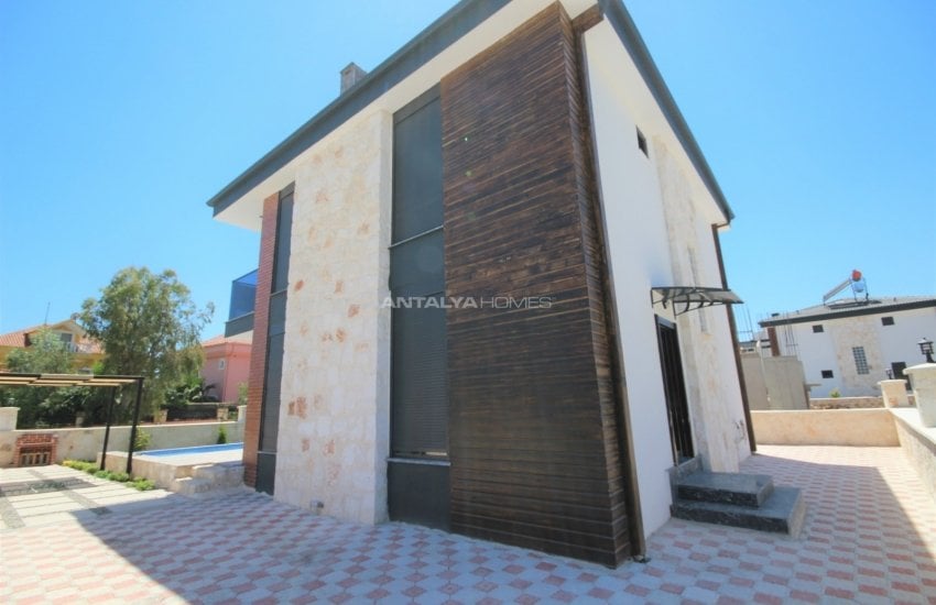 Modernly Designed Detached Stone Villas with Pool in Belek 12