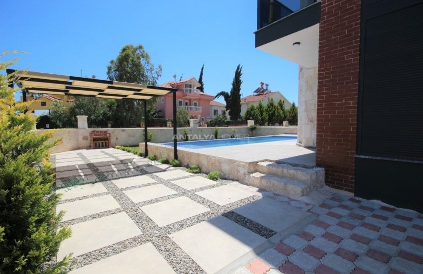 Modernly Designed Detached Stone Villas with Pool in Belek 13