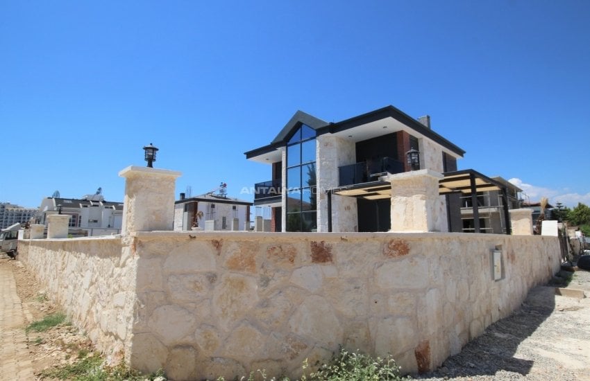 Modernly Designed Detached Stone Villas with Pool in Belek 15