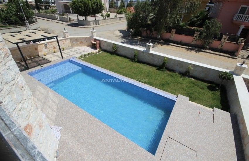 Modernly Designed Detached Stone Villas with Pool in Belek 22