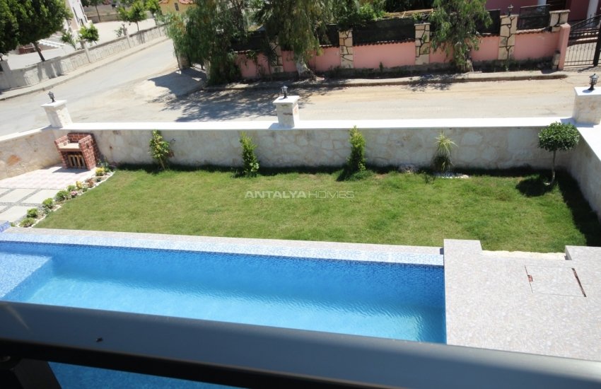 Modernly Designed Detached Stone Villas with Pool in Belek 23