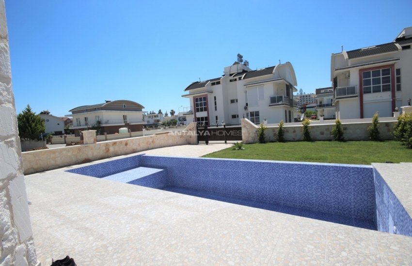 Modernly Designed Detached Stone Villas with Pool in Belek 25