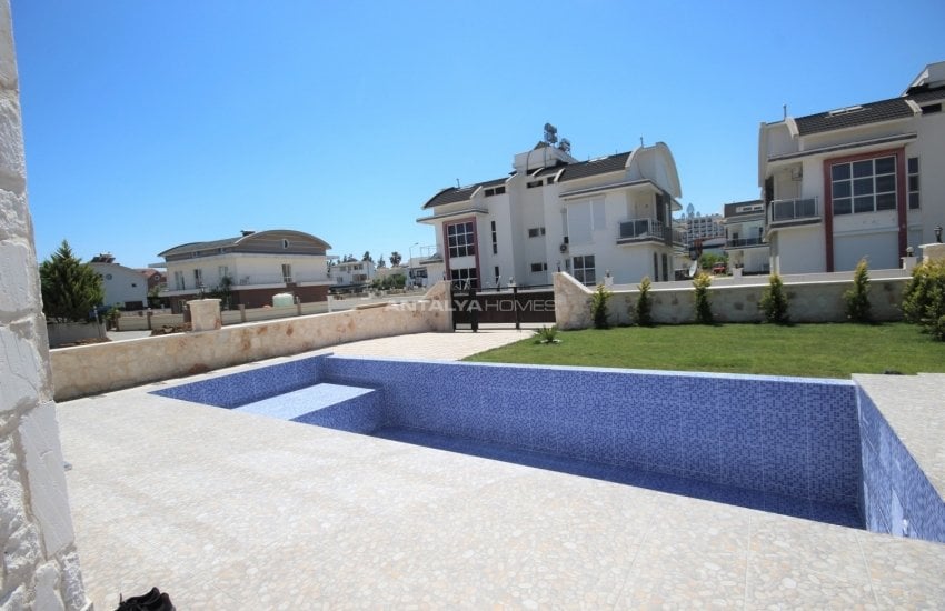 Modernly Designed Detached Stone Villas with Pool in Belek 29
