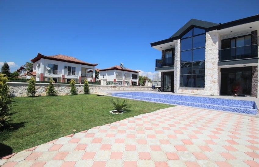 Modernly Designed Detached Stone Villas with Pool in Belek 6