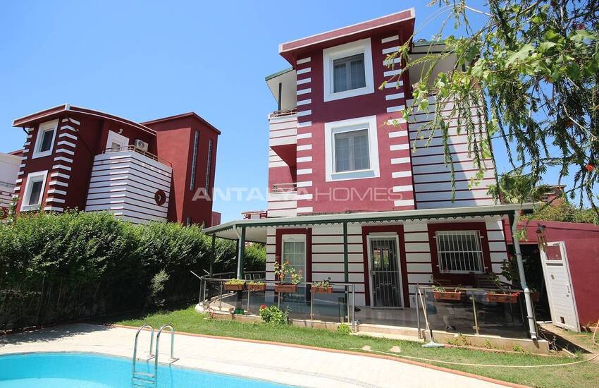 Maison Triplex Avec Jardin Privé Et Piscine À Belek 6