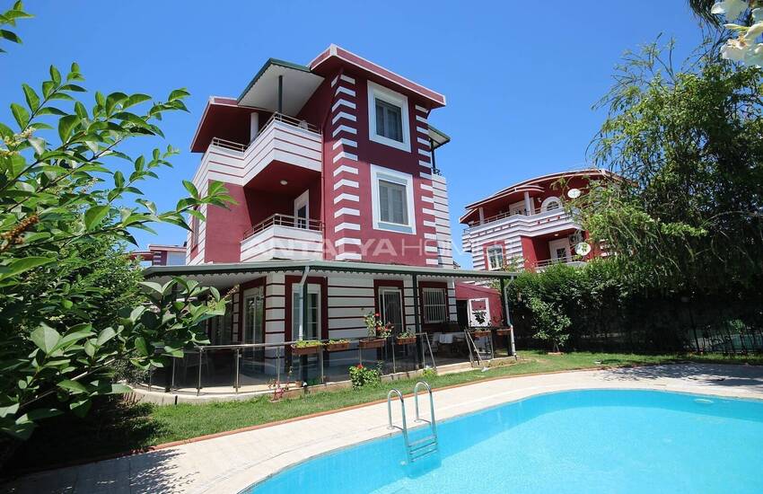 Maison Triplex Avec Jardin Privé Et Piscine À Belek 2