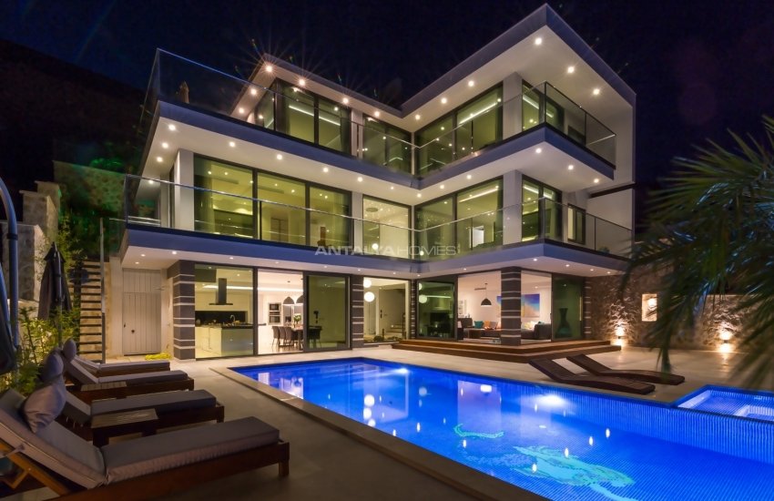 Modernly Designed Triplex Villa in Kalkan with Infinity Pool 4
