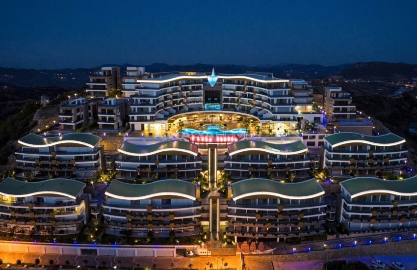 عقارات فاخرة للبيع بمفهوم فندق 5 نجوم في كوناكلي 4