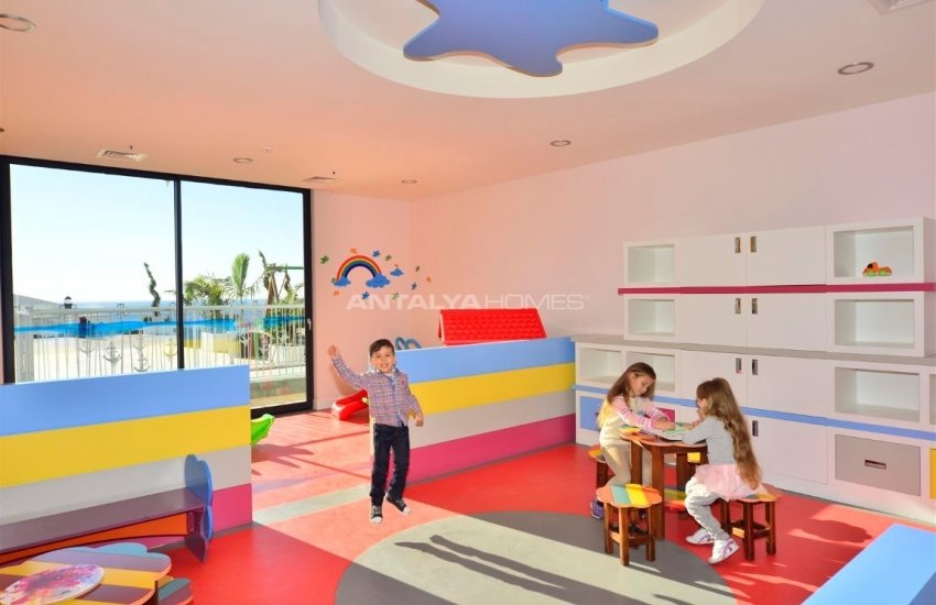 عقارات فاخرة للبيع بمفهوم فندق 5 نجوم في كوناكلي 19