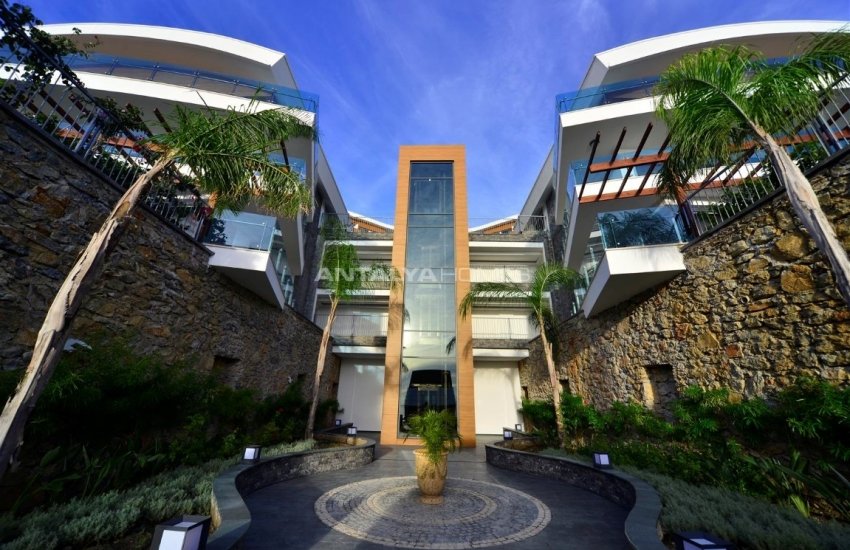 عقارات فاخرة للبيع بمفهوم فندق 5 نجوم في كوناكلي 8