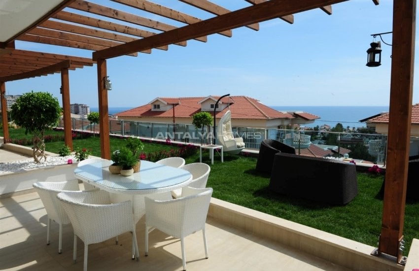 عقارات فاخرة للبيع بمفهوم فندق 5 نجوم في كوناكلي 10