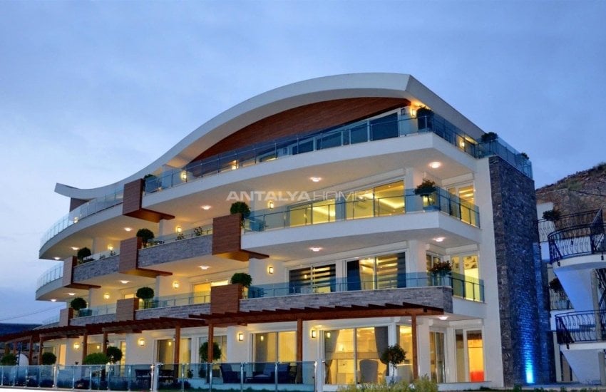 عقارات فاخرة للبيع بمفهوم فندق 5 نجوم في كوناكلي 3