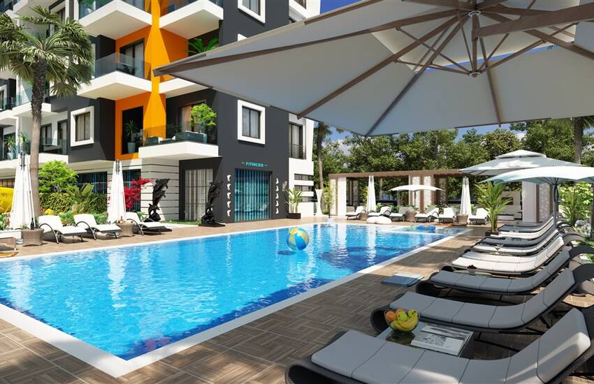 Luxury Apartments in a Complex Close to the Beach in Alanya