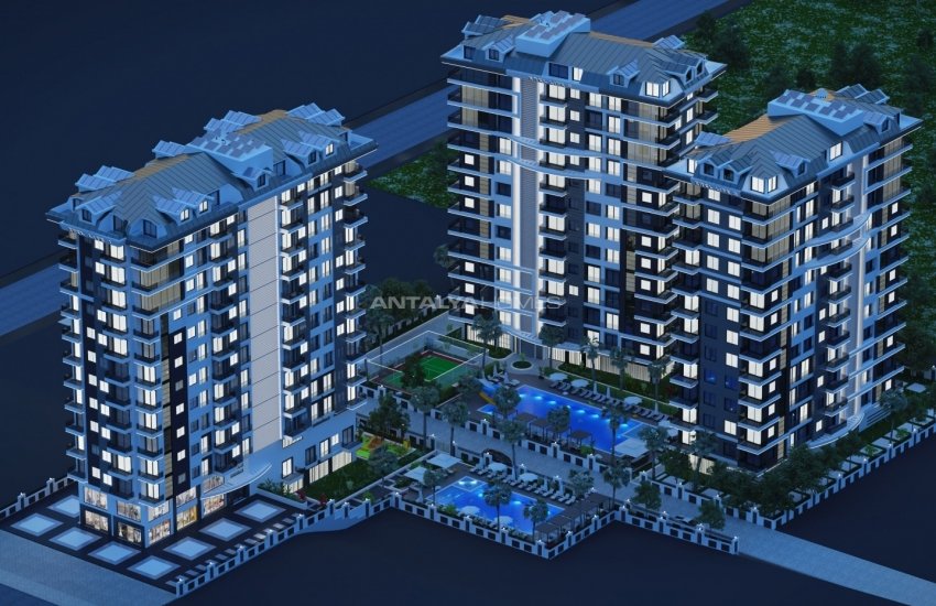 Luxurious Flats in a Complex with a Communal Pool in Alanya 7