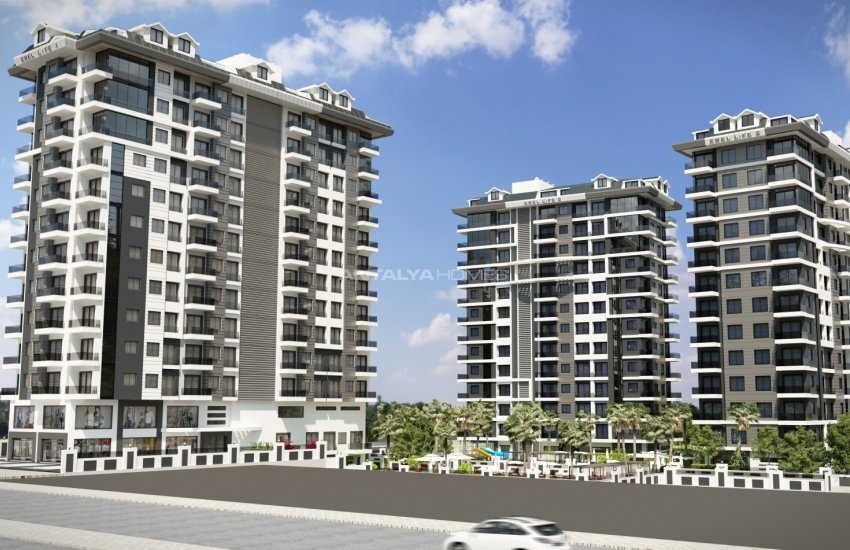 Luxurious Flats in a Complex with a Communal Pool in Alanya 2