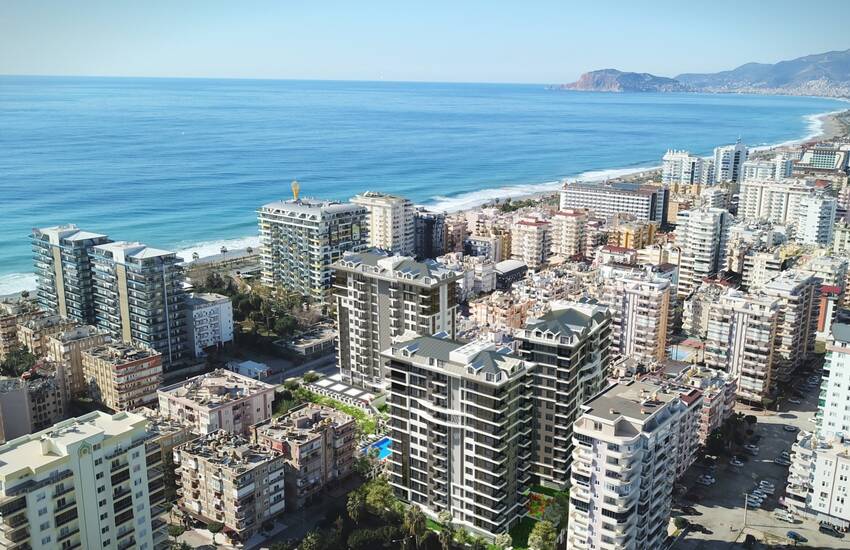 Luxurious Flats in a Complex with a Communal Pool in Alanya