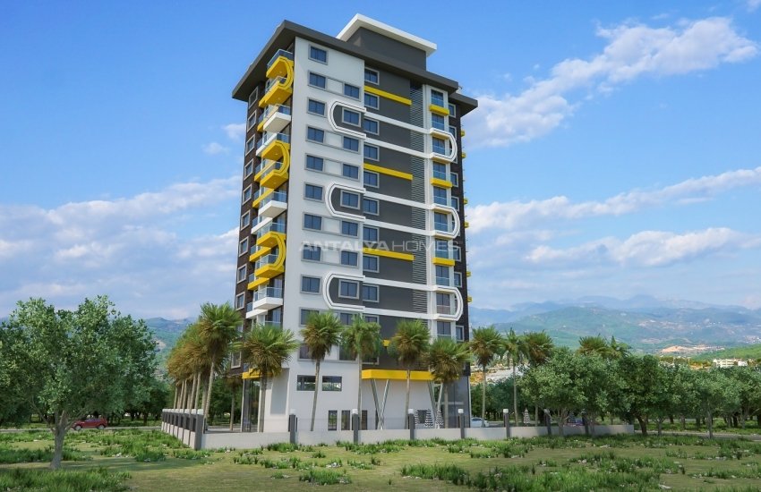 Properties in a Complex Close to Beach in Alanya Mahmutlar 5