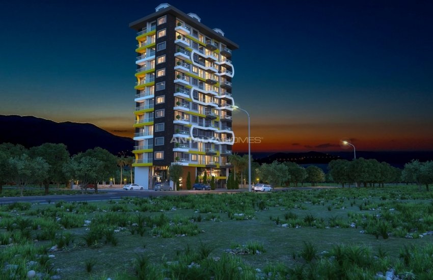 Properties in a Complex Close to Beach in Alanya Mahmutlar 7