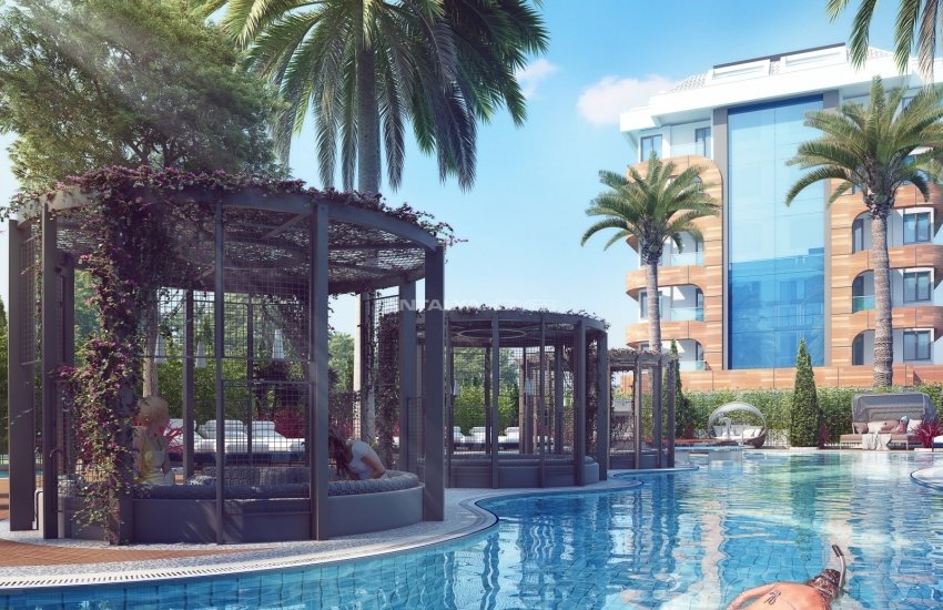 Modernly Designed Luxury Flats in Alanya Kestel with Pools 16