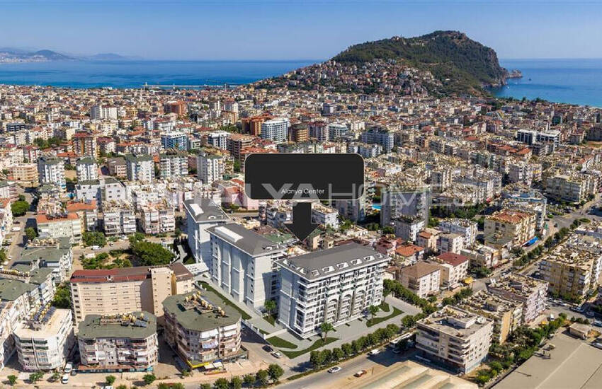 Moderna Deluxe -lägenheter Nära Stranden I Alanya