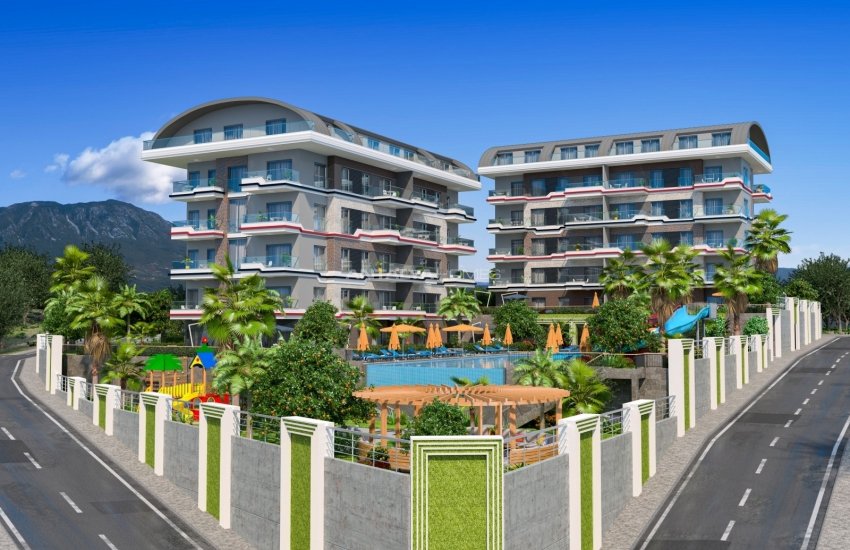 Appartements Mêlés À La Nature À Alanya Kargicak 3