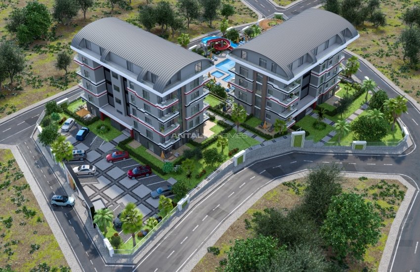 Appartements Mêlés À La Nature À Alanya Kargicak 10