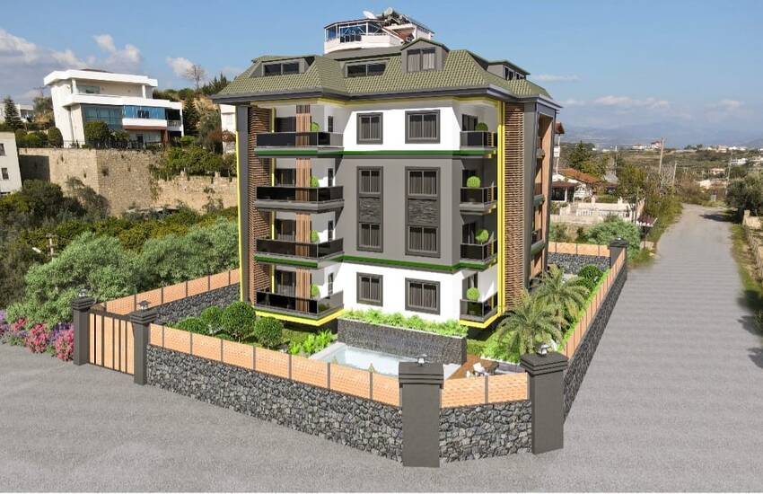 Modernly Designed Flats Available for Credit in Alanya