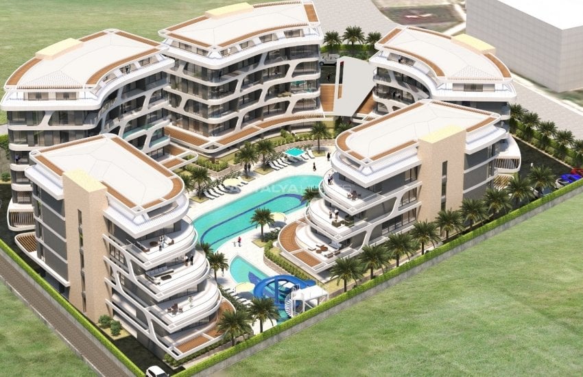 Alanya Vastgoed In Een Complex Met Rijke Faciliteiten 2