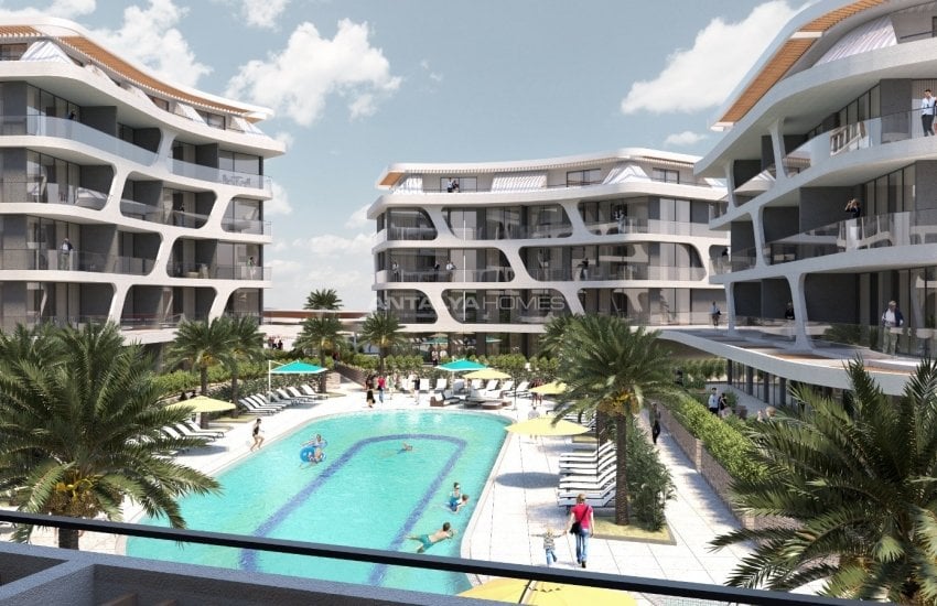 Alanya Vastgoed In Een Complex Met Rijke Faciliteiten 4