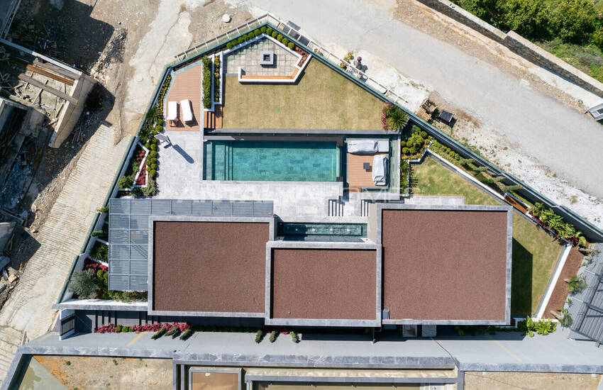 Villas Modernes Avec Vue Sur Mer Au Centre D'alanya 4