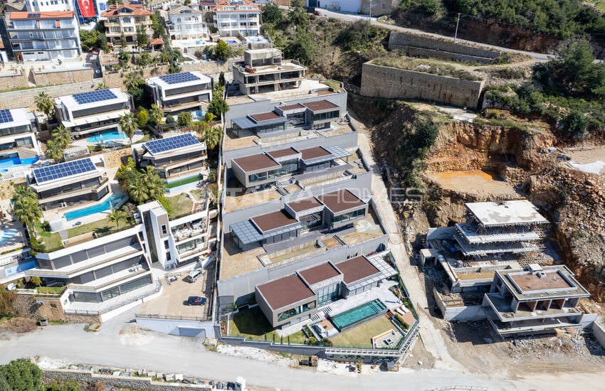 Villas Modernes Avec Vue Sur Mer Au Centre D'alanya 7
