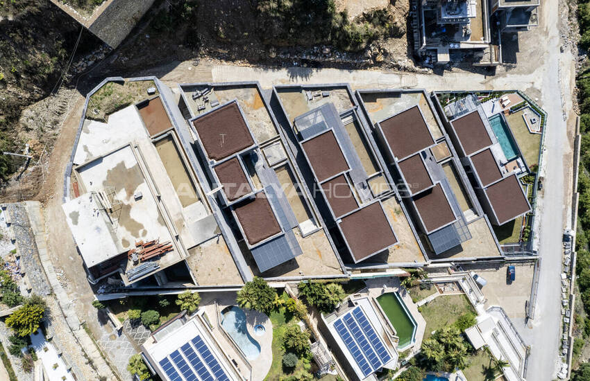 Villas Modernes Avec Vue Sur Mer Au Centre D'alanya 11