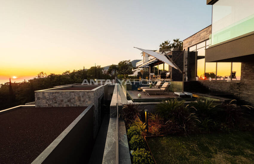 Samtida Designade Villor Med Havsutsikt I Alanya Centrum 7