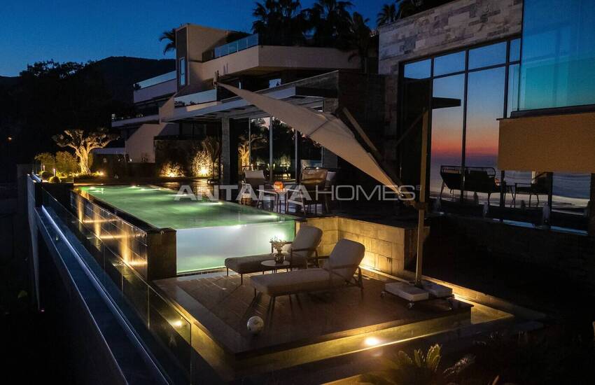 Samtida Designade Villor Med Havsutsikt I Alanya Centrum 6
