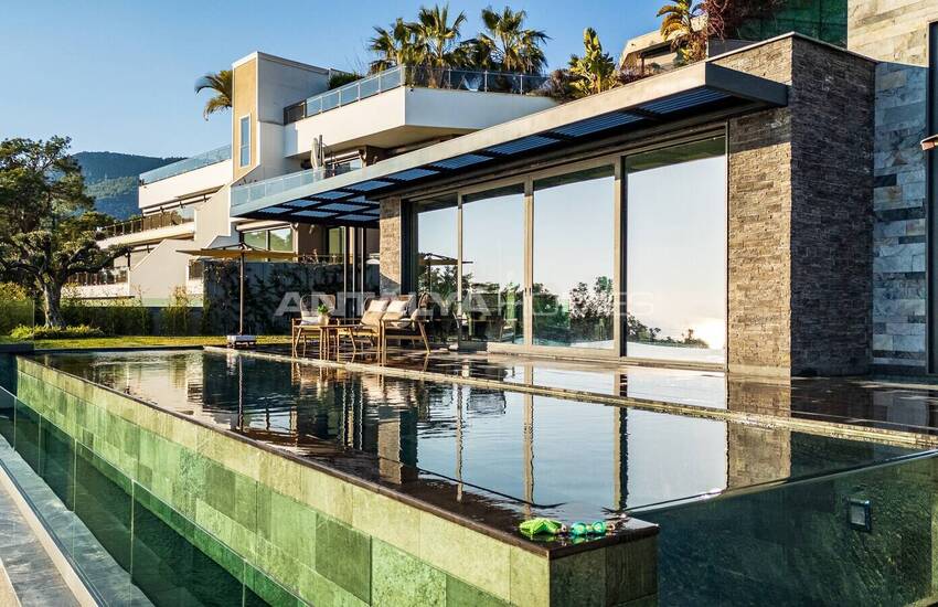 Samtida Designade Villor Med Havsutsikt I Alanya Centrum 1