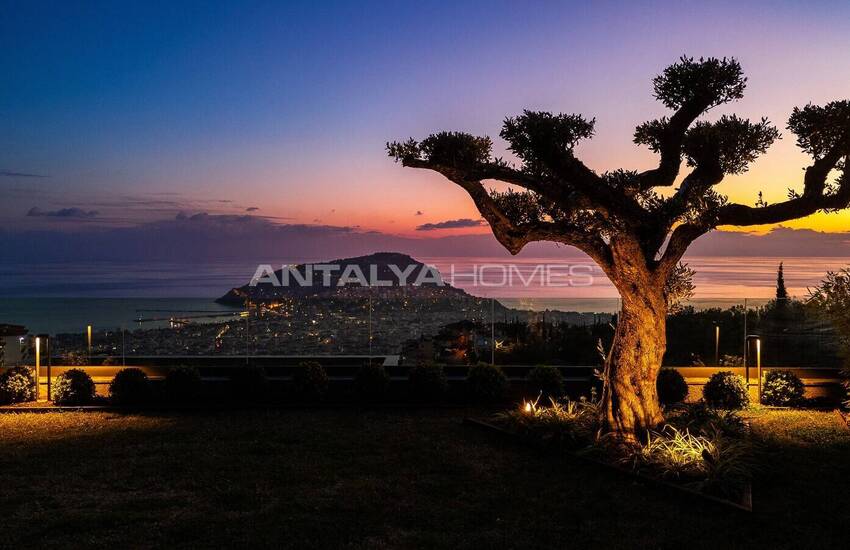 Samtida Designade Villor Med Havsutsikt I Alanya Centrum 8