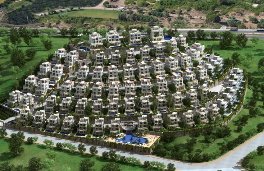 Triplex Detached Villas with Private Pool in Alanya Konakli 18