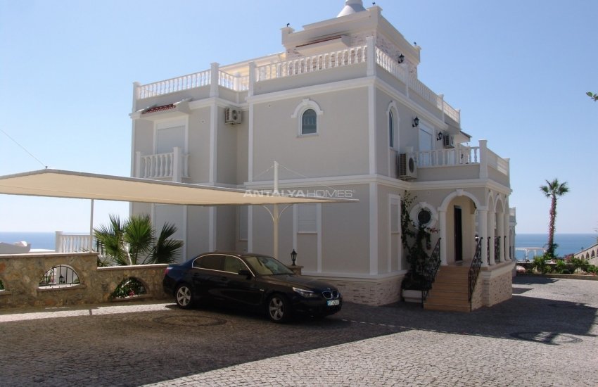 Triplex Detached Villas with Private Pool in Alanya Konakli 4