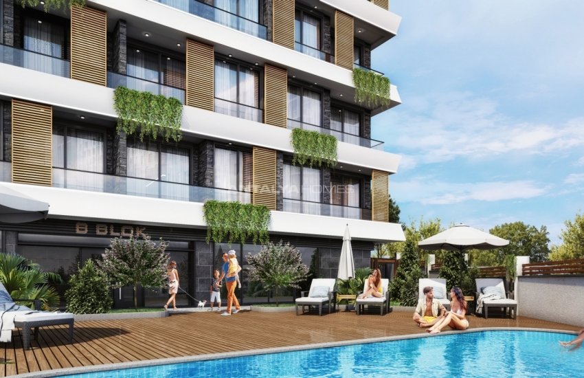 Nieuwbouw Appartementen Met Zwembad In Alanya Oba 3