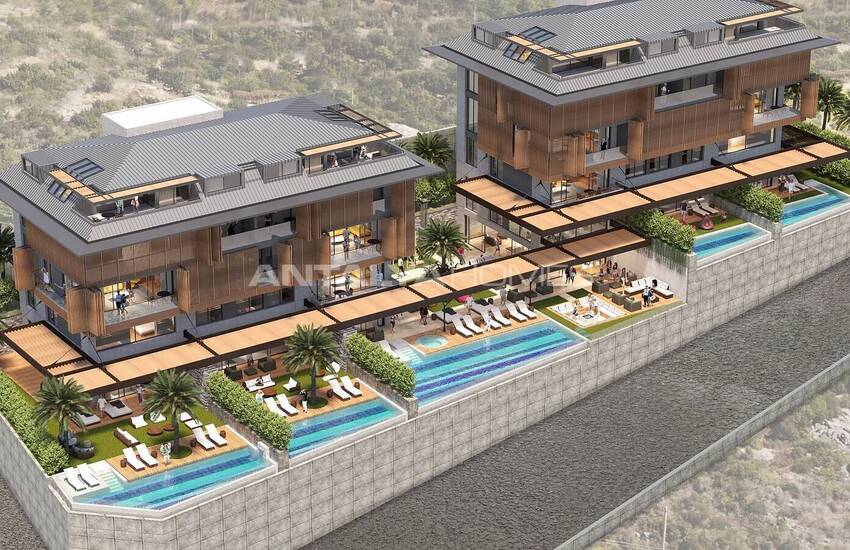 Appartements Bien Situés Dans Un Complexe À Alanya 1