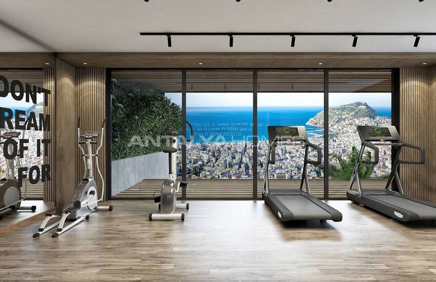 Alanya'da Lüks Site İçinde Avantajlı Konumda Daireler 10