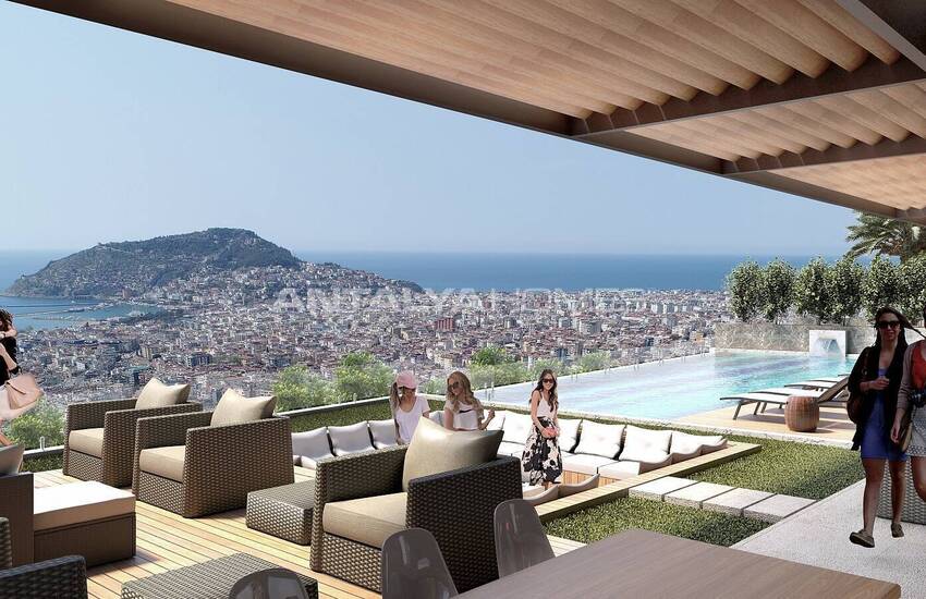 Alanya'da Lüks Site İçinde Avantajlı Konumda Daireler