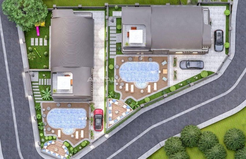 Роскошные Виллы с Современным Дизайном у Моря в Аланье 10