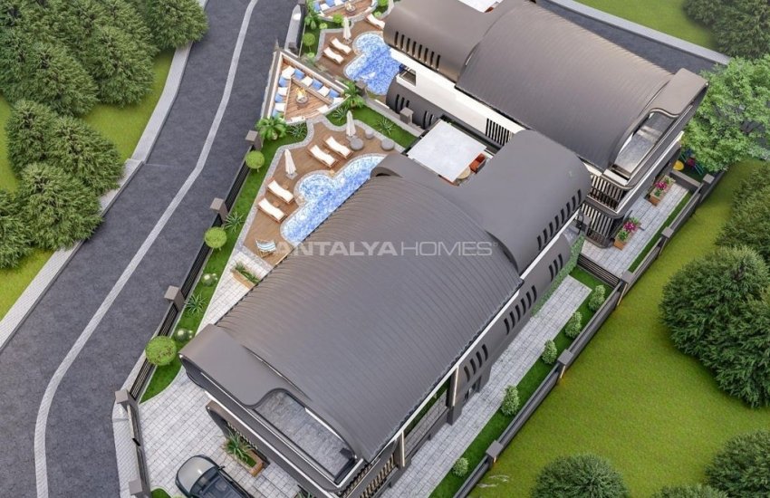 Роскошные Виллы с Современным Дизайном у Моря в Аланье 11