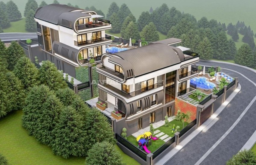 Роскошные Виллы с Современным Дизайном у Моря в Аланье 5