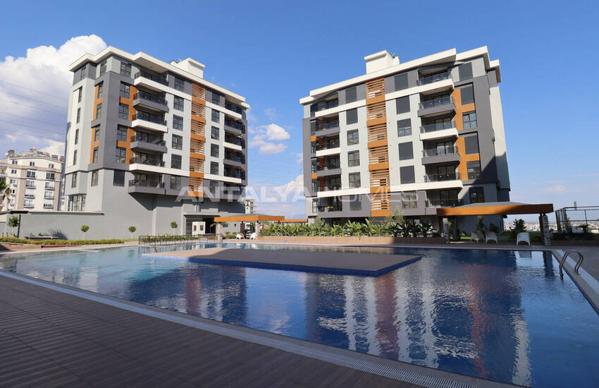 Apartments in Project with Rich Facilities in Kepez Antalya 1