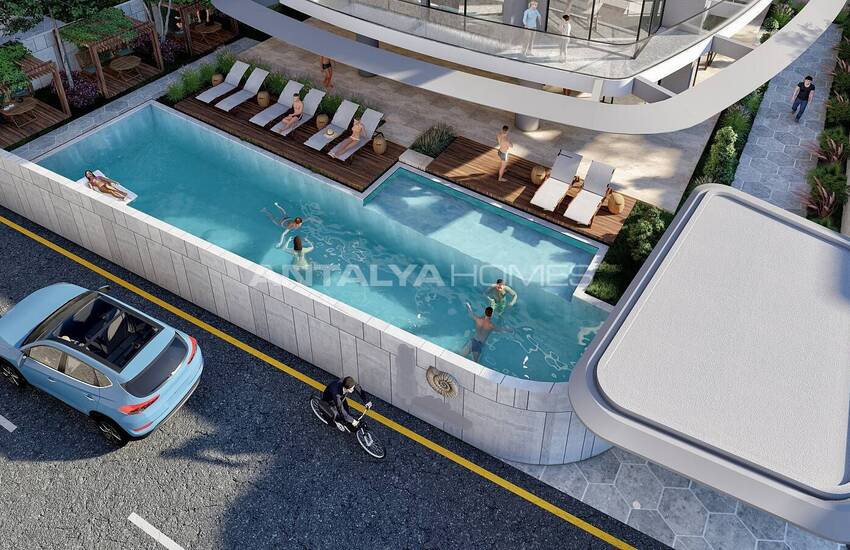 Luxury Apartments with Swimming Pools in Alanya Kleopatra 3