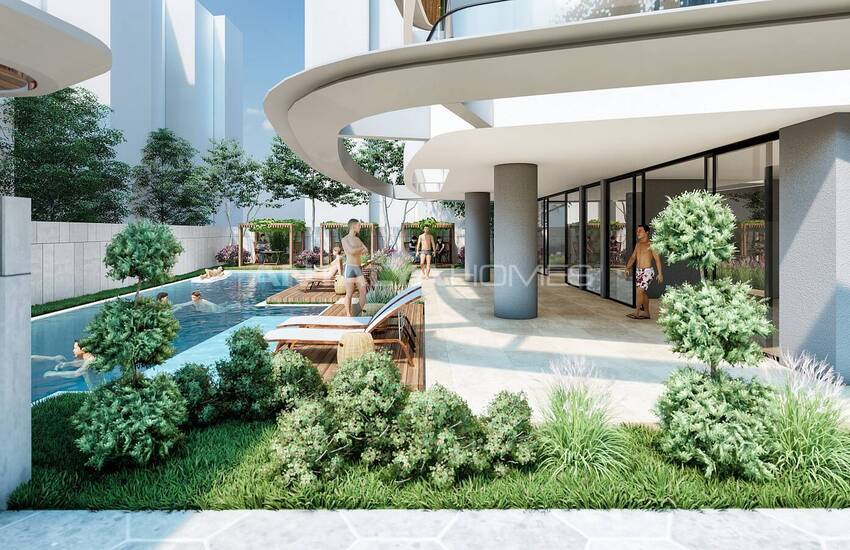 Luxury Apartments with Swimming Pools in Alanya Kleopatra 8